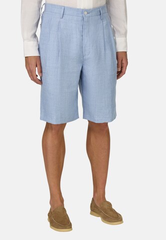 Boggi Milano Regular Shorts in Blau: Vorderseite