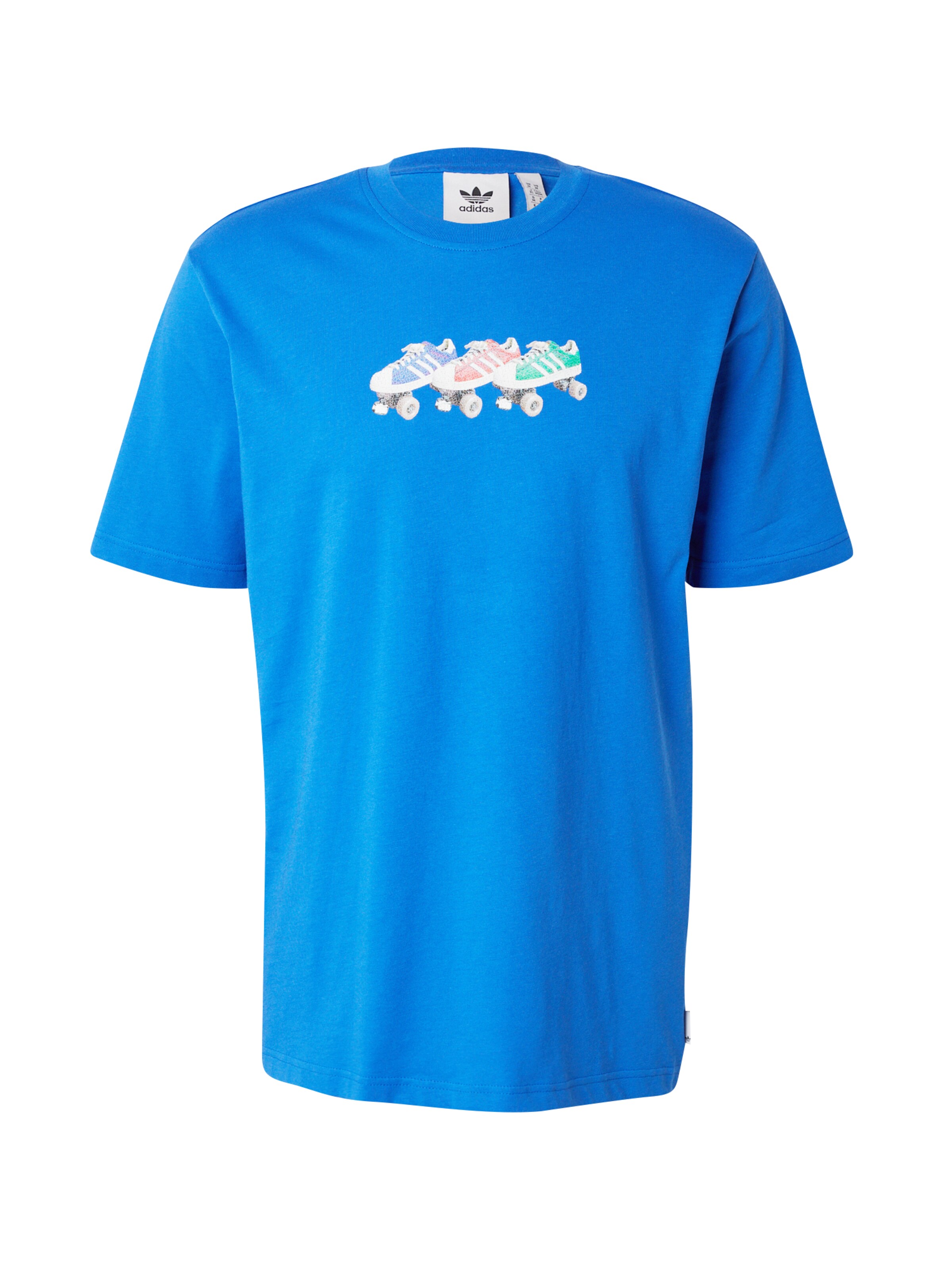 Tricou de la ADIDAS ORIGINALS pe albastru: față