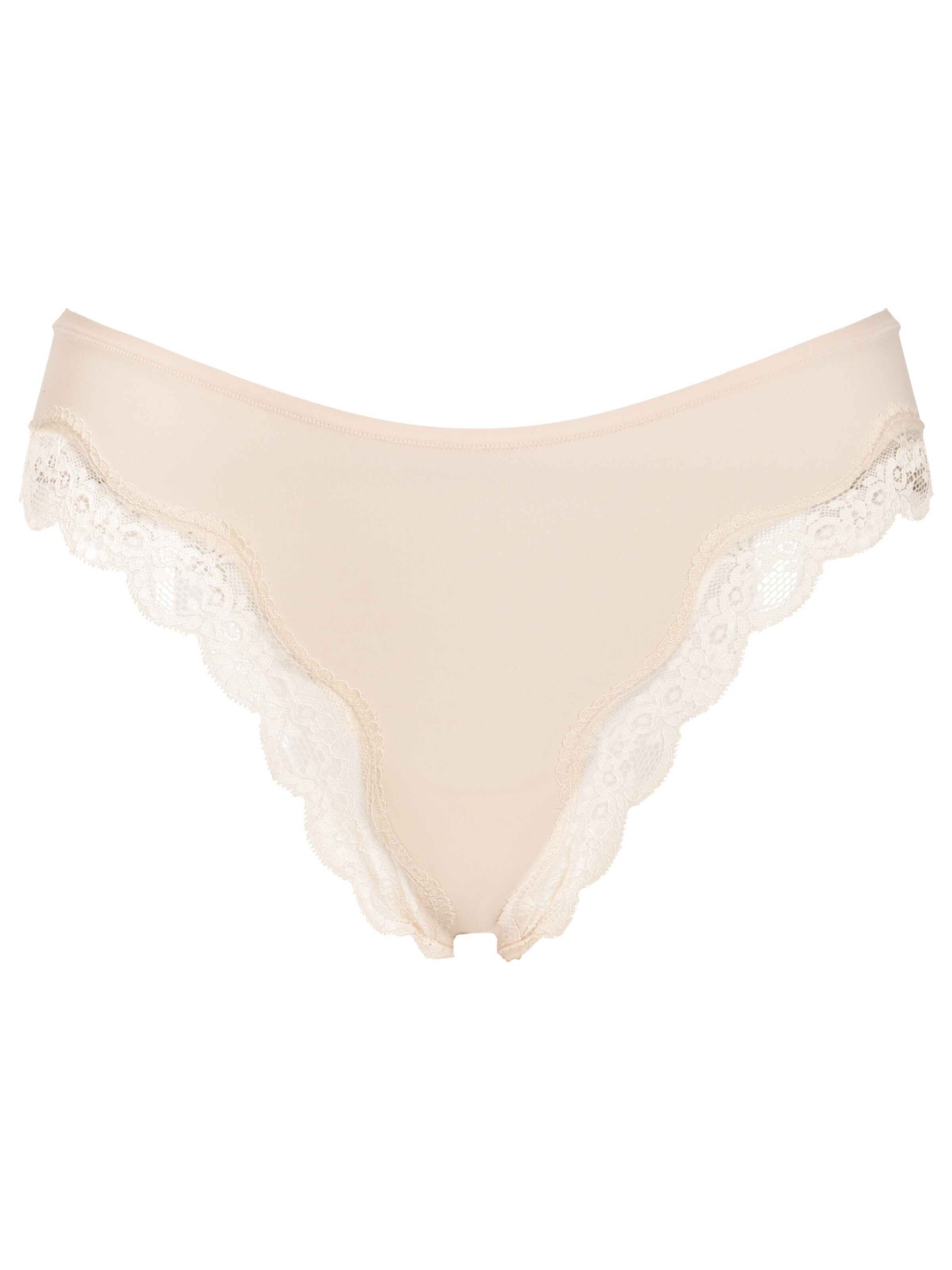 String 'Lace Tanga' di cfab (formerly creamy fabrics) in beige: frontale