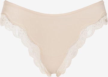 String 'Lace Tanga' di cfab (formerly creamy fabrics) in beige: frontale