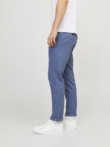 Slimfit Pantaloni eleganți 'MARCO FURY' de la JACK & JONES pe albastru