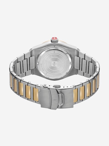 SWISS MILITARY HANOWA Analoog horloge 'Sidewinder' in Zilver