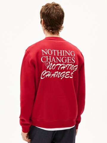 ARMEDANGELS Sweatshirt in Red: front