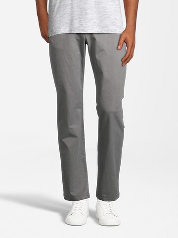 Coupe slim Pantalon chino AÉROPOSTALE en gris : devant