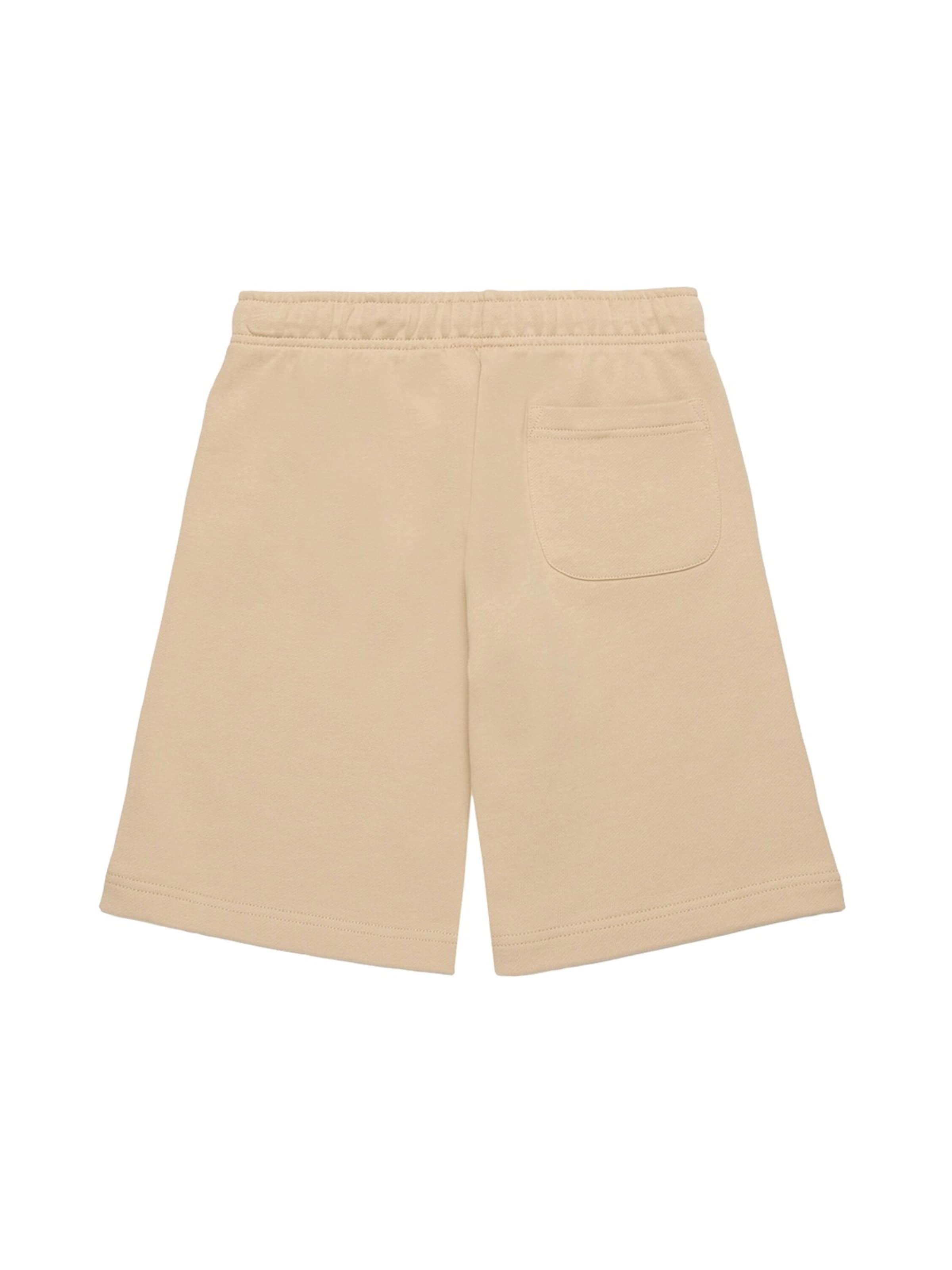 Regular Pantalon 'Bermuda felpa nero per bambino' DIESEL en beige