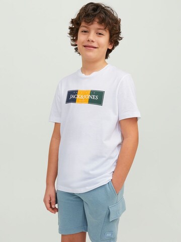 Jack & Jones Junior Shirt 'Cody' in Wit: voorkant