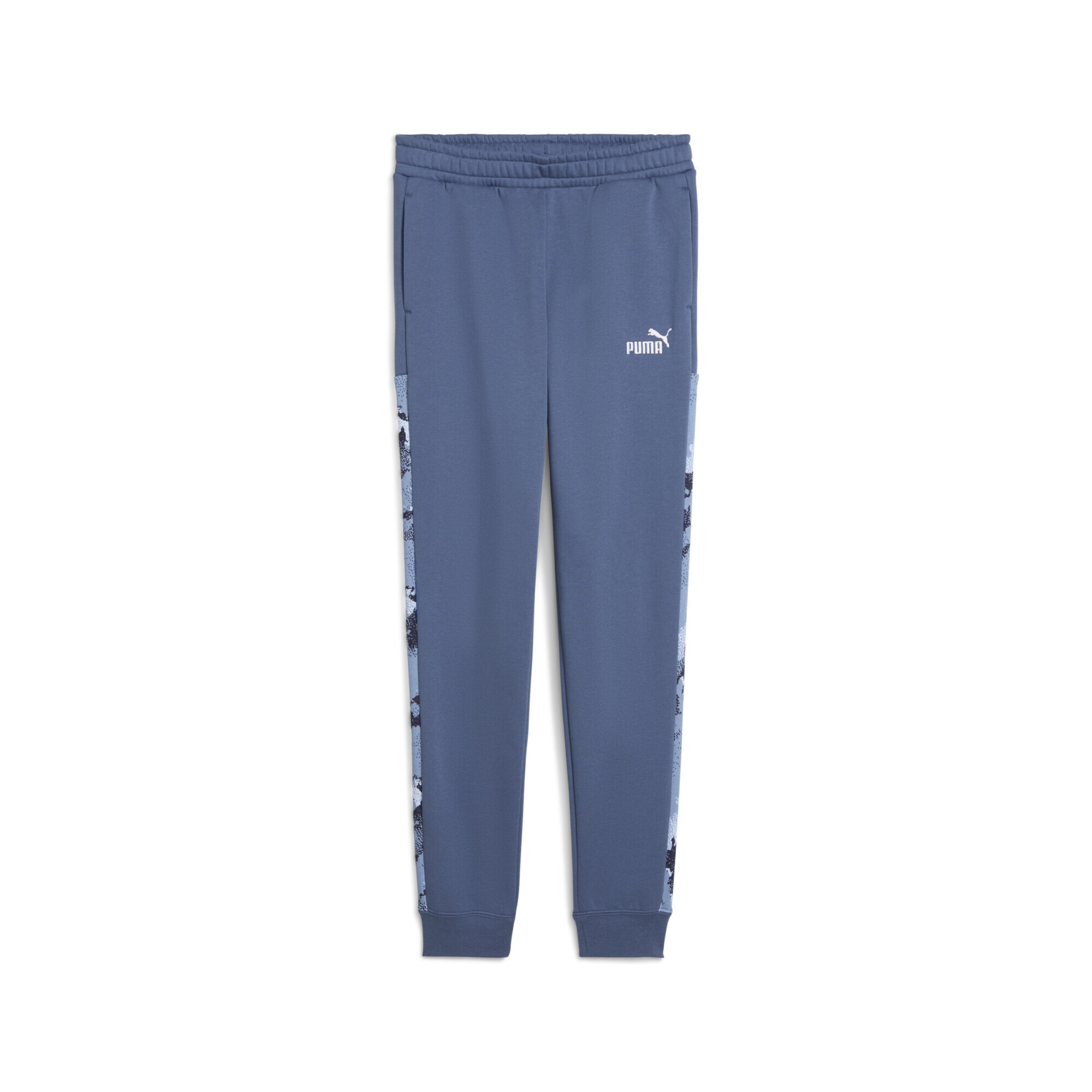 PUMA Tapered Hose 'Essentials' in Blau: Vorderseite