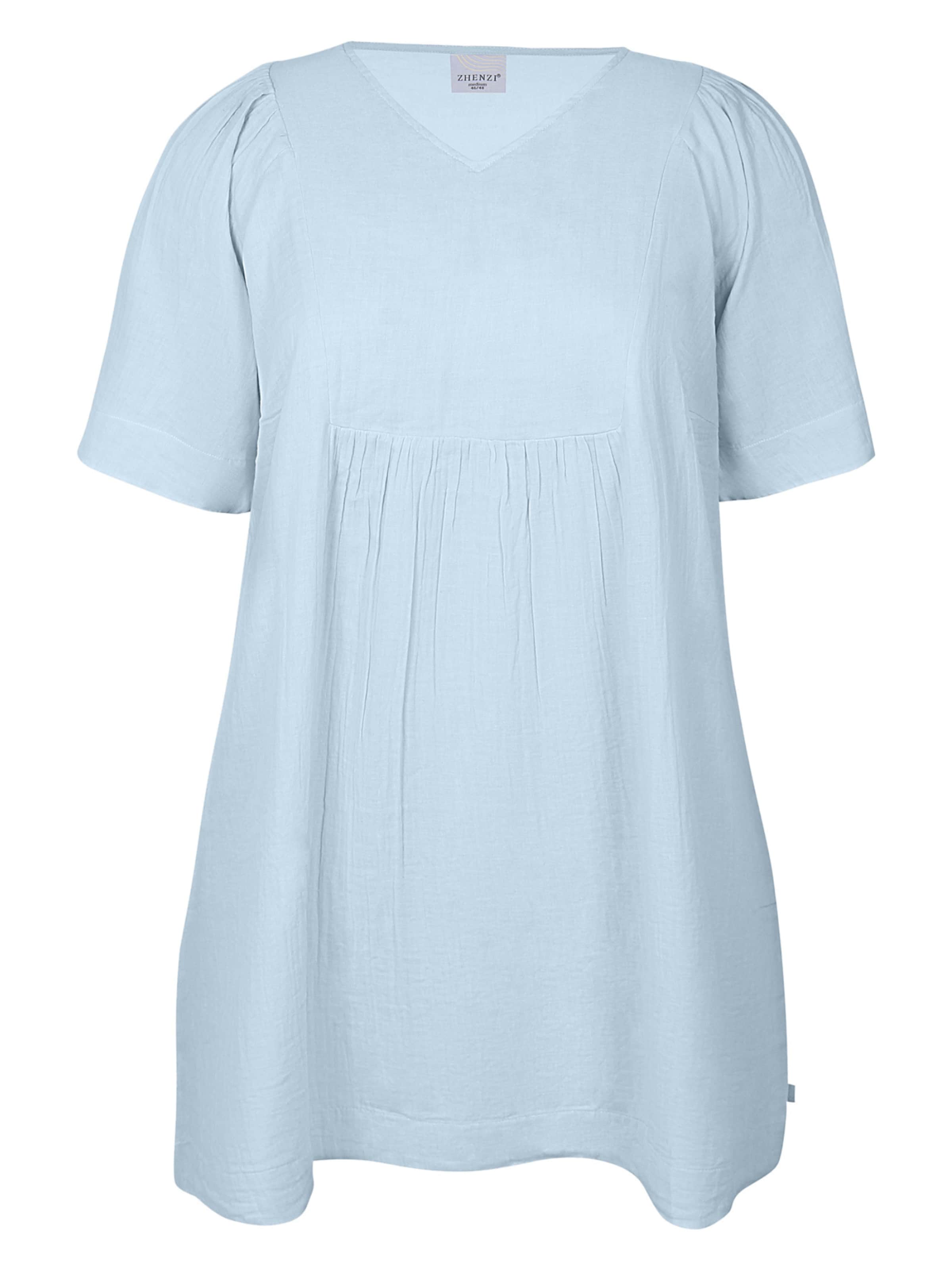 Zhenzi Tuniek 'Gemma 1312' in Blauw: voorkant