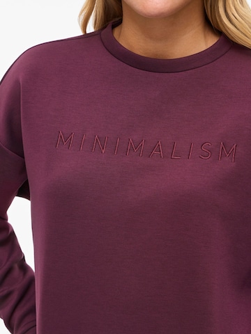 VILA Sweatshirt 'VIReflect' i rød