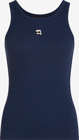 mėlyna Karl Lagerfeld Palaidinė be rankovių 'Ikon': priekis