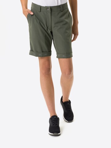 VAUDE Slimfit Sportshorts in Grün: predná strana