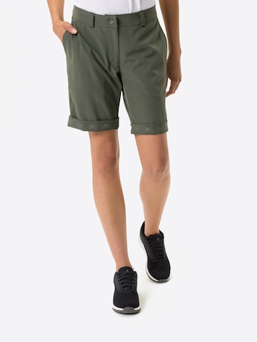 VAUDE Slim fit Outdoor Pants in Green: front