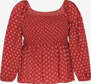 Chemisier OSHA en rouge : devant