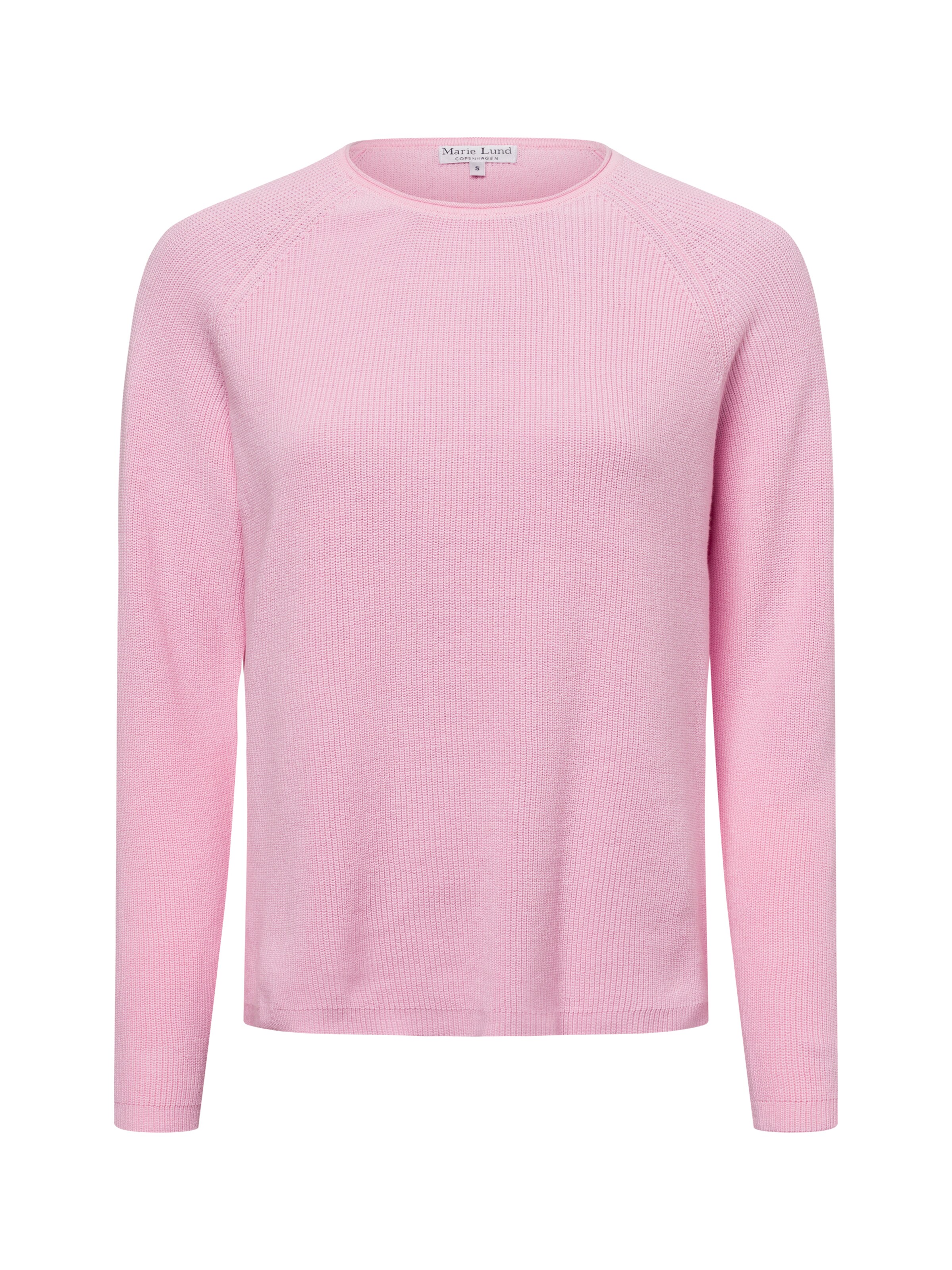 Marie Lund Strickpullover ' Nak ' in Pink: Vorderseite