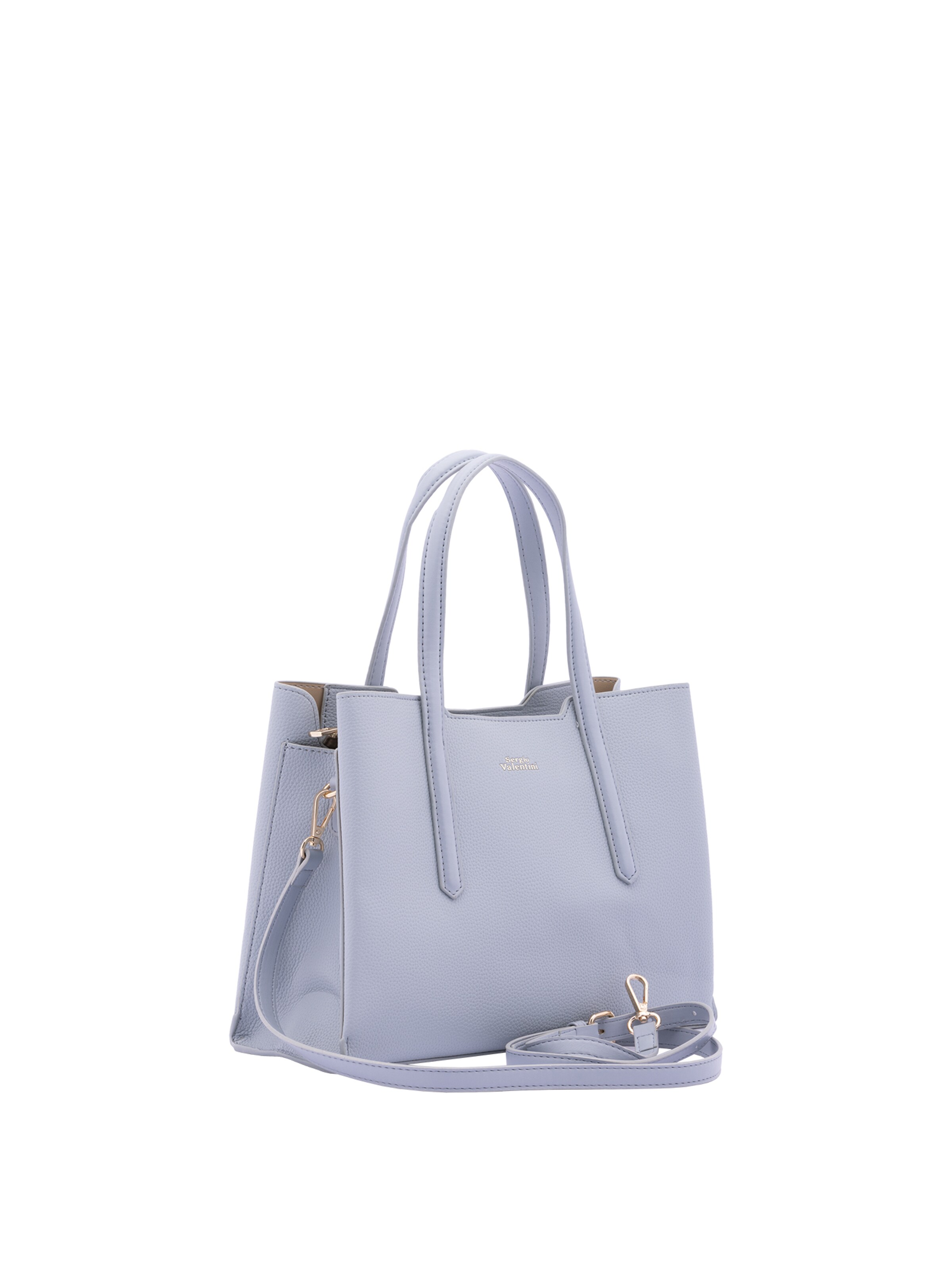 Borsa a mano di Sergio Valentini in blu: frontale