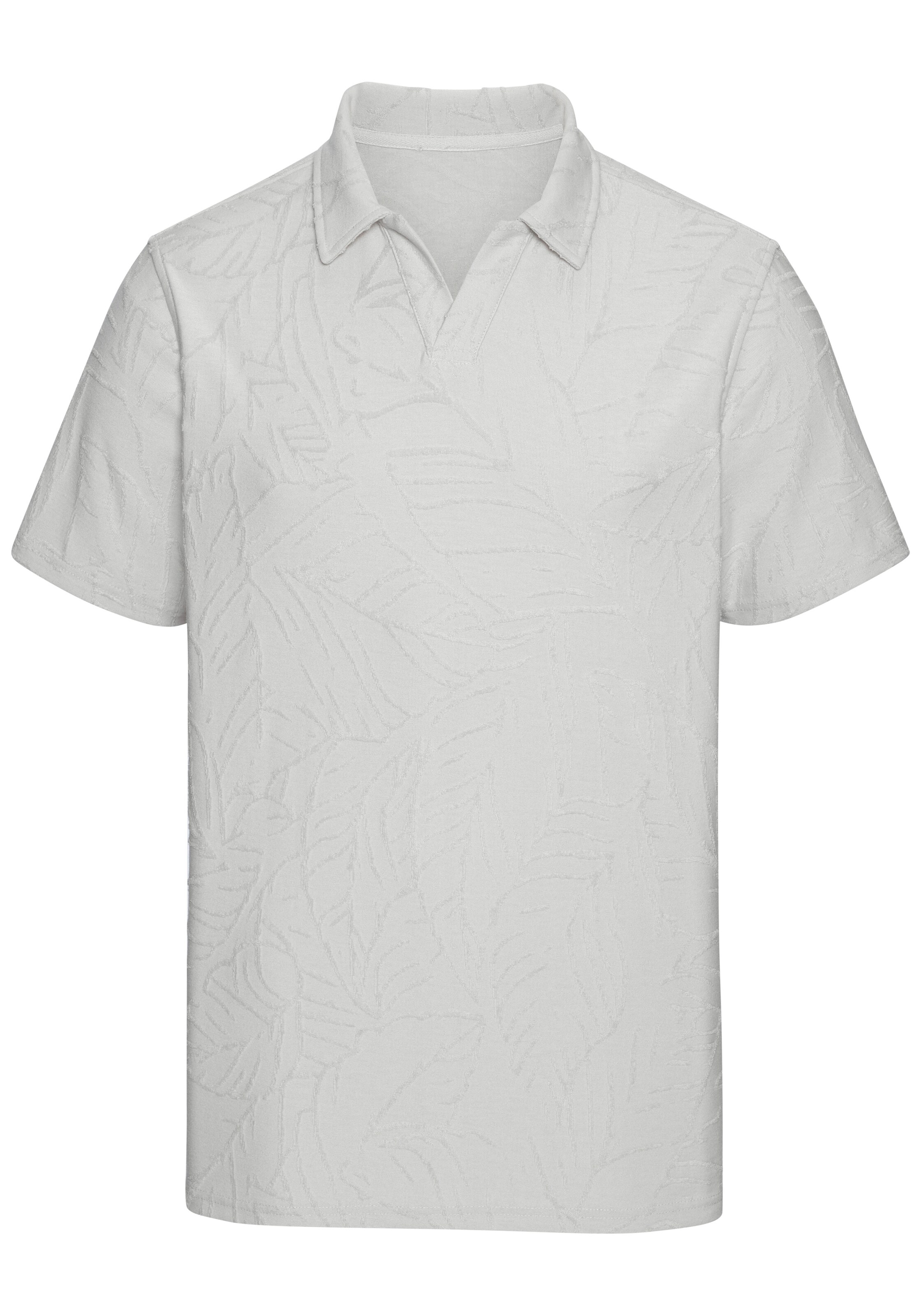 BEACH TIME Shirt in Grey: front