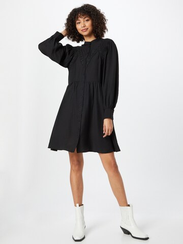 Y.A.S Shirt Dress 'Rifli' in Black: front