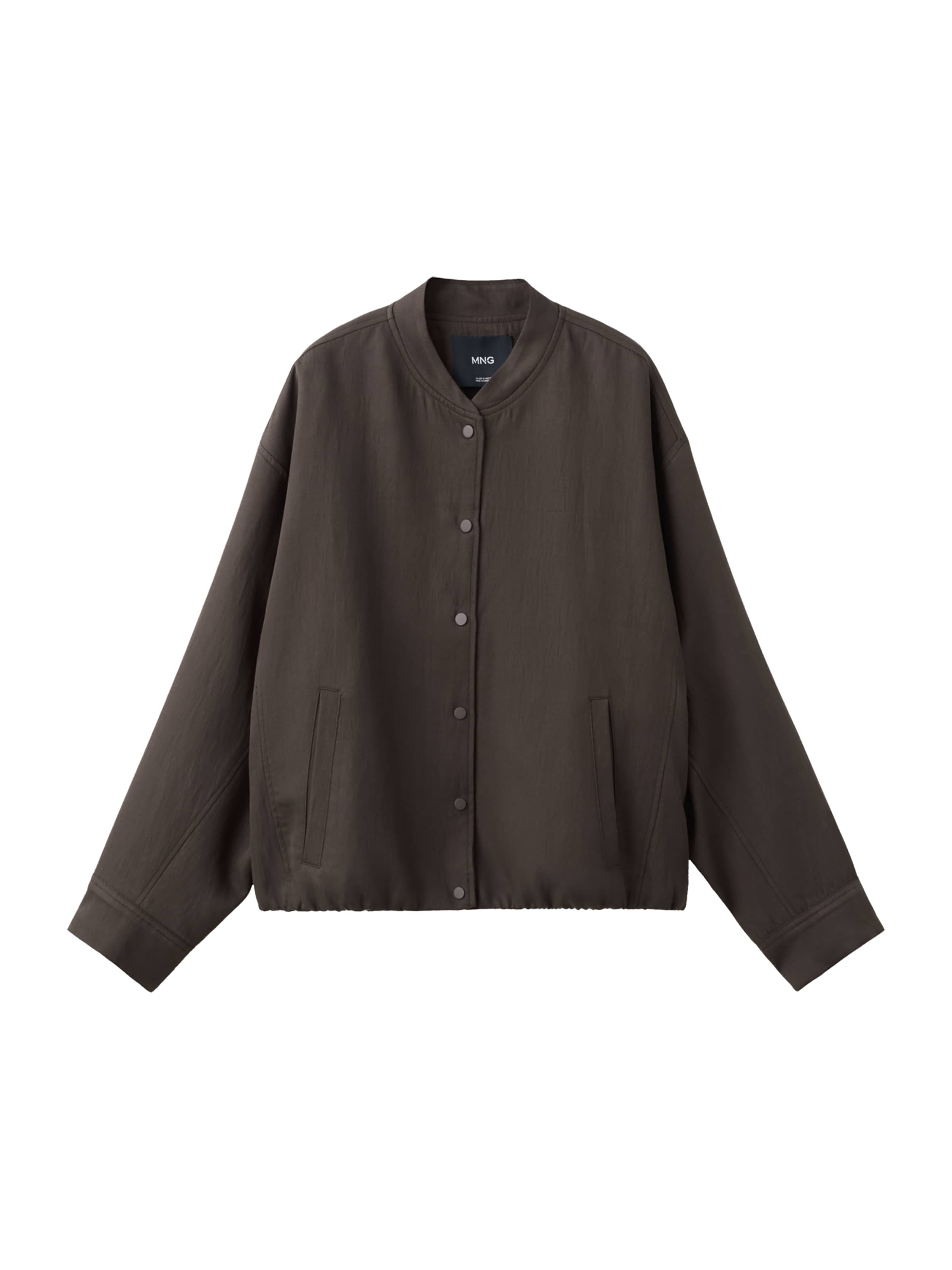 Giacca di mezza stagione 'MUSA' di MANGO in marrone: frontale