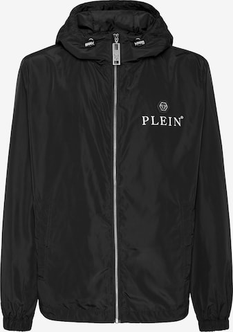 Giacca di mezza stagione 'Hexagon' di Philipp Plein in nero: frontale