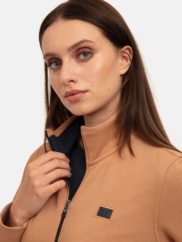 Jacey Quinn - Sudadera con cremallera en naranja
