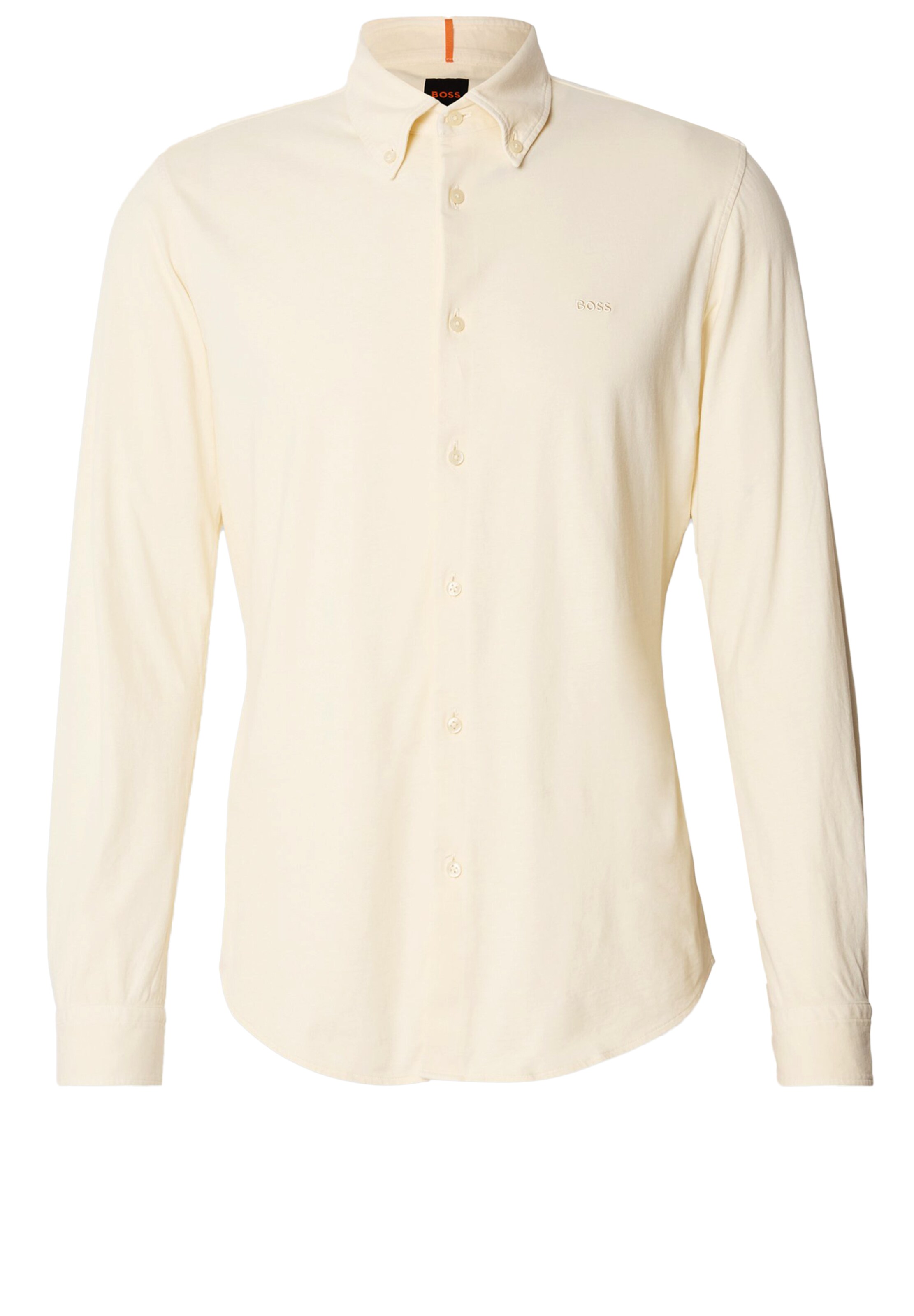 BOSS Hemd 'Myjersey_M' in Beige: Vorderseite