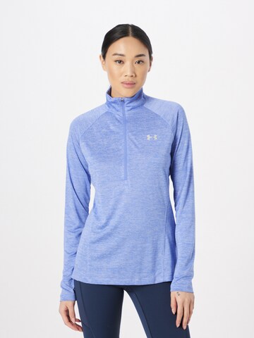 UNDER ARMOUR Funktionsshirt in Blau: Vorderseite