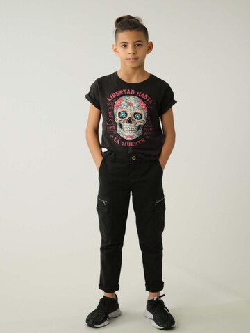 Coupe slim Pantalon 'Danakil' Deeluxe en noir