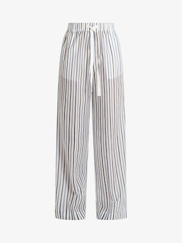 Semicouture Regular Pants 'Lidia' in White