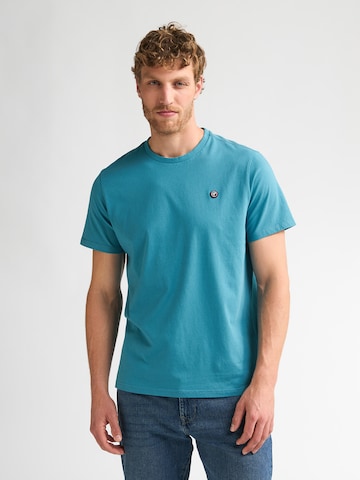 Petrol Industries Shirt 'Windward' in Blauw: voorkant
