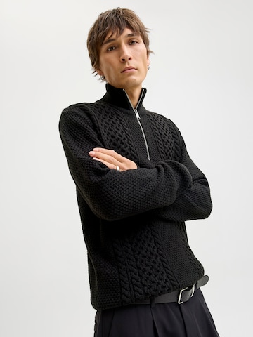 juoda JACK & JONES Megztinis 'JJPAUL'