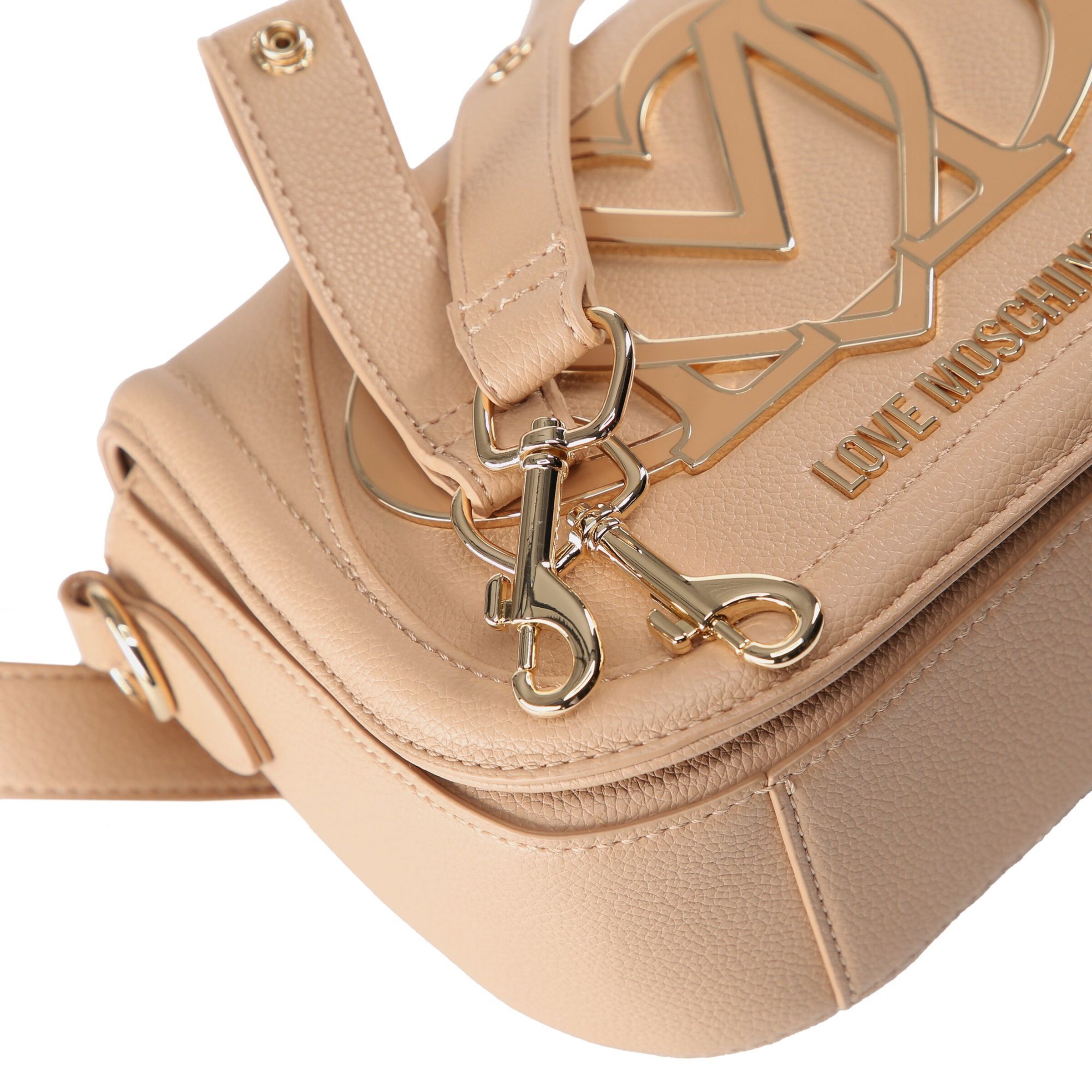 Sac à bandoulière 'Logo' Love Moschino en beige