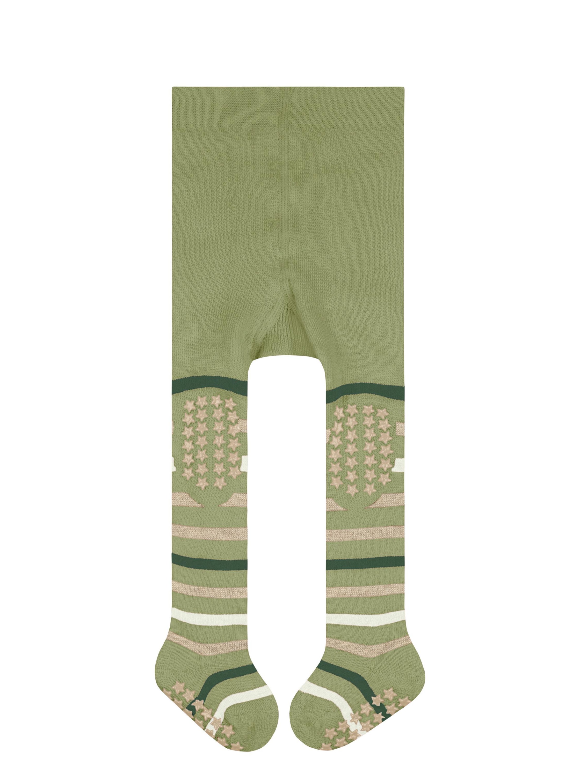 FALKE Tights 'Multi Stripe' in Green: front