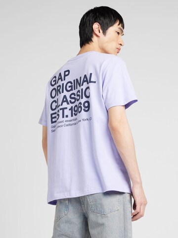 T-Shirt GAP en violet : devant