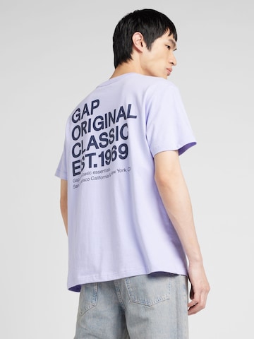 T-Shirt GAP en violet : devant