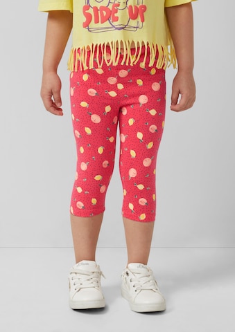 Coupe slim Leggings s.Oliver en rouge : devant