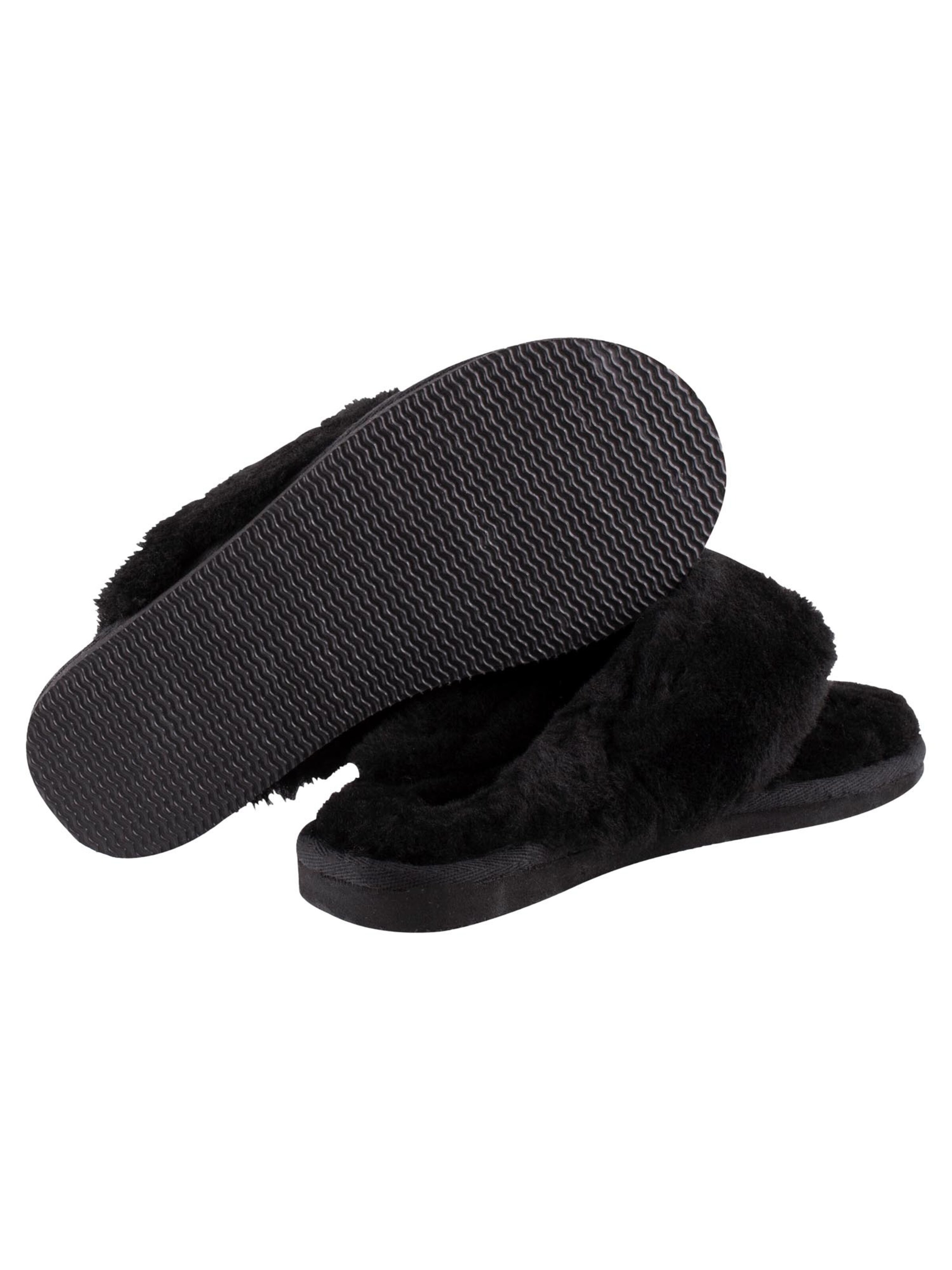 SHEPHERD Hausschuh 'Pernilla'‌ in Schwarz