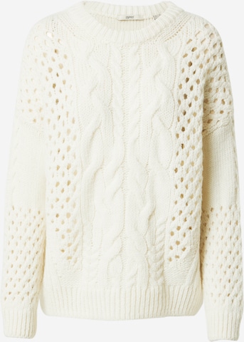 Pullover di ESPRIT in bianco: frontale