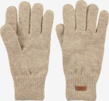 Barts Full Finger Gloves in Beige: front