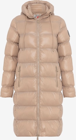 CIPO & BAXX Winter Jacket in Beige: front