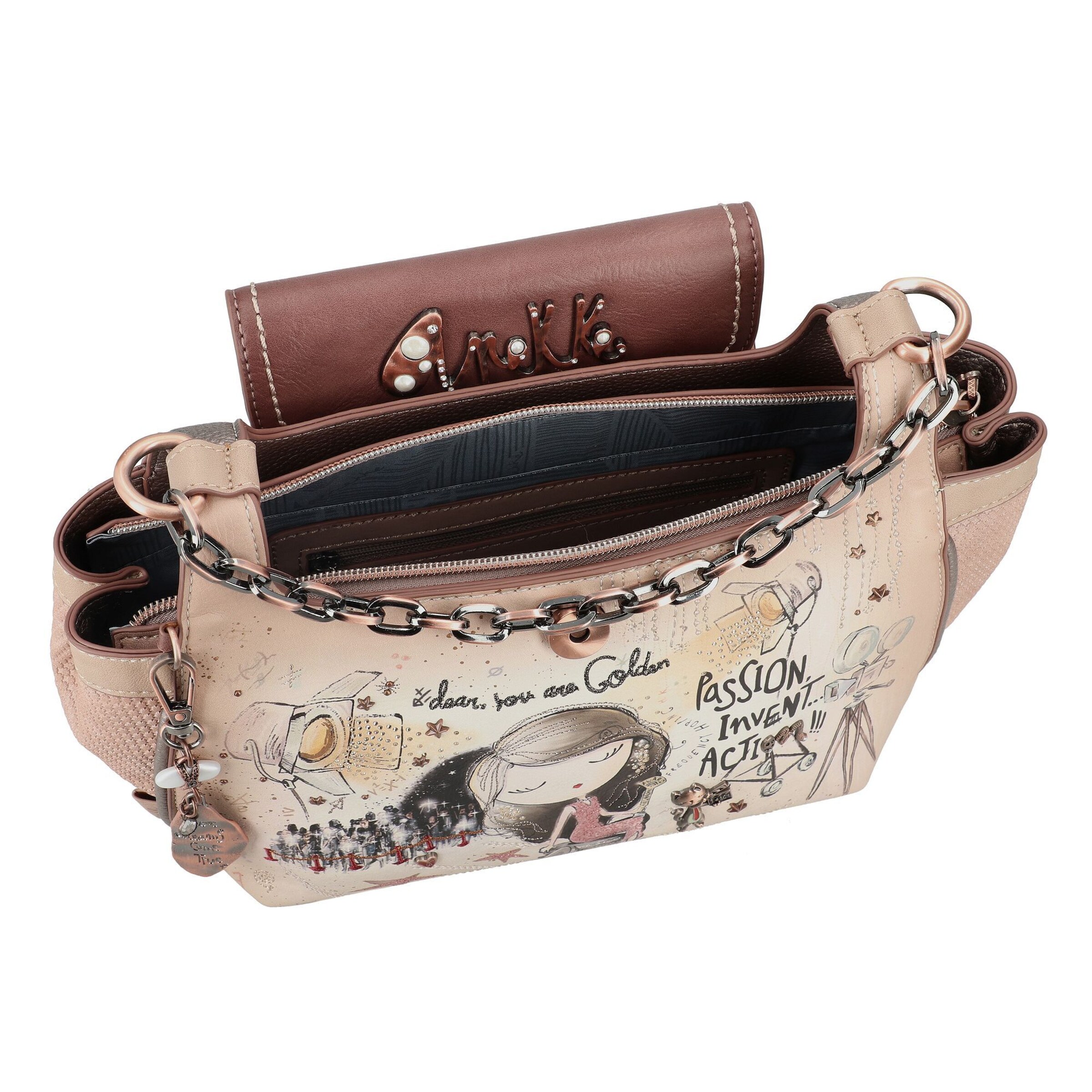 Anekke Handtasche 'Hollywood' in Beige