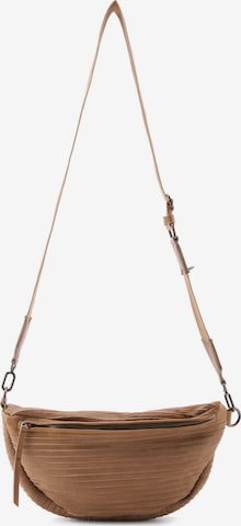 FREDsBRUDER Schoudertas 'Layer' in Bruin: voorkant