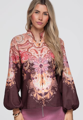 Ombre Blouse 'OW-SH-E0062' in Brown: front