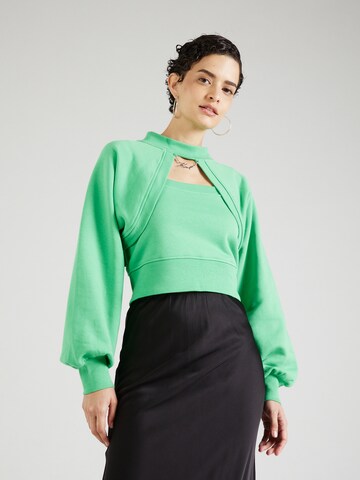 Karl Lagerfeld Sweatshirt in Groen: voorkant