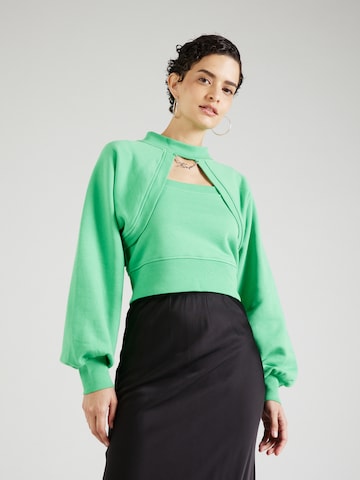 Karl Lagerfeld Μπλούζα φούτερ σε πράσινο: μπροστά