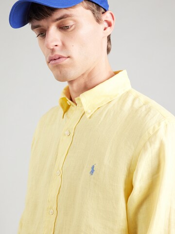 Polo Ralph Lauren Klasický střih Košile – žlutá