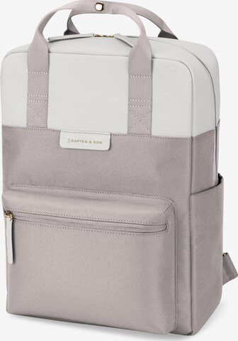 Kapten & Son Rucksack 'Bergen Muted Clay Sprinkled' in Beige