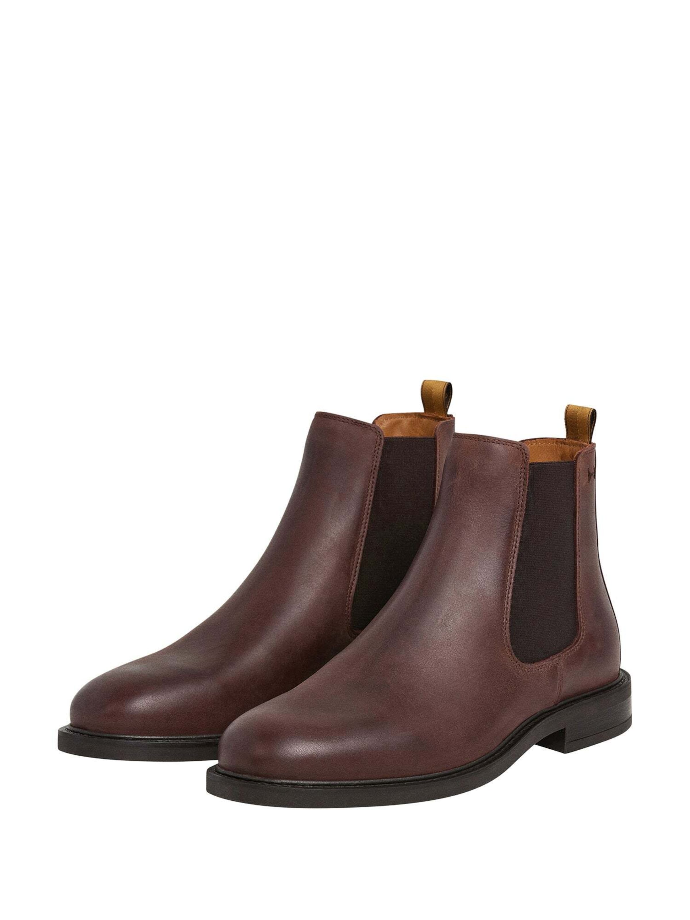 Hackett London Chelsea boots 'MASON CRUST' in Bruin