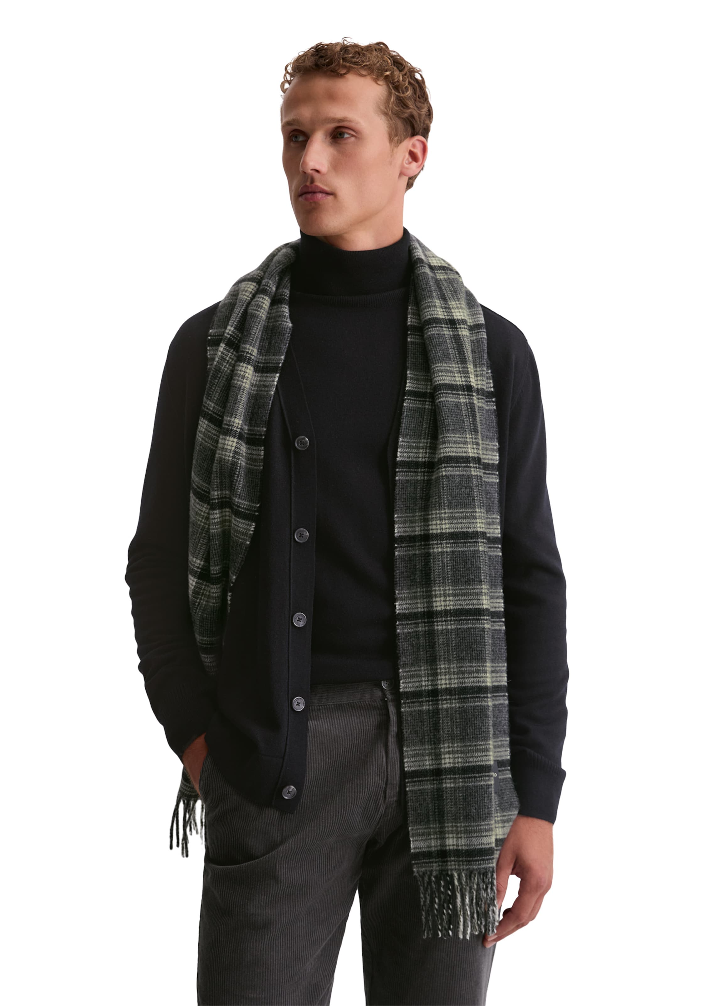 Marc O'Polo Schal in Schwarz: Vorderseite