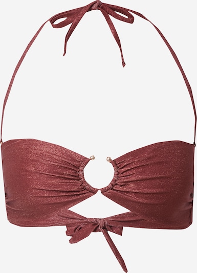 GUESS Hauts de bikini en marron châtaigne / or, Vue avec produit