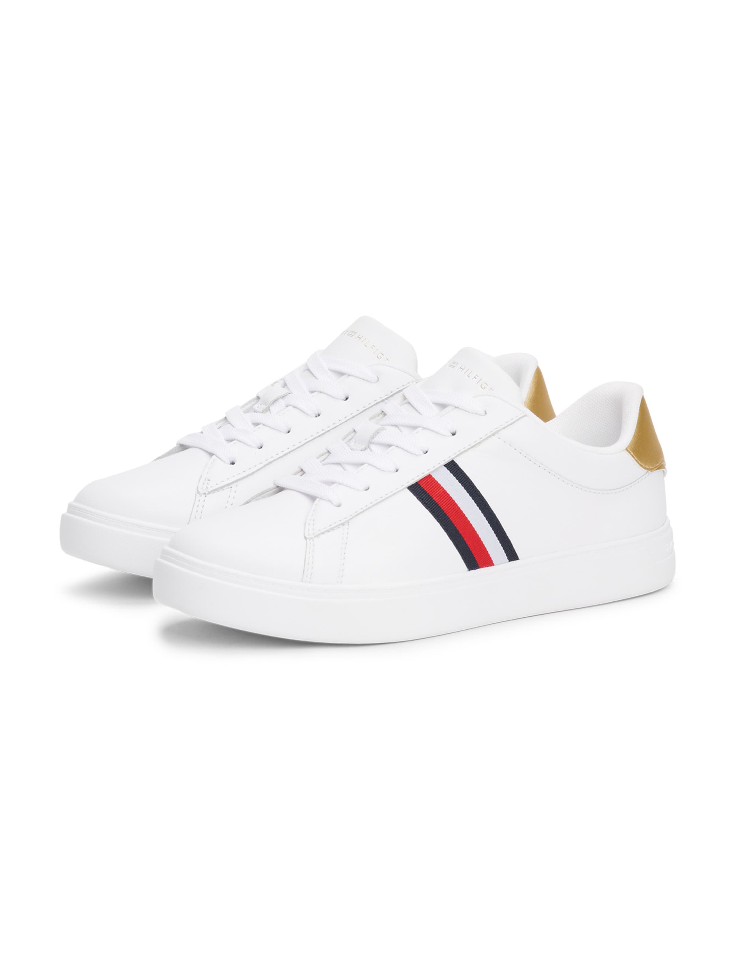 TOMMY HILFIGER Tenisky 'Essential Court' – bílá